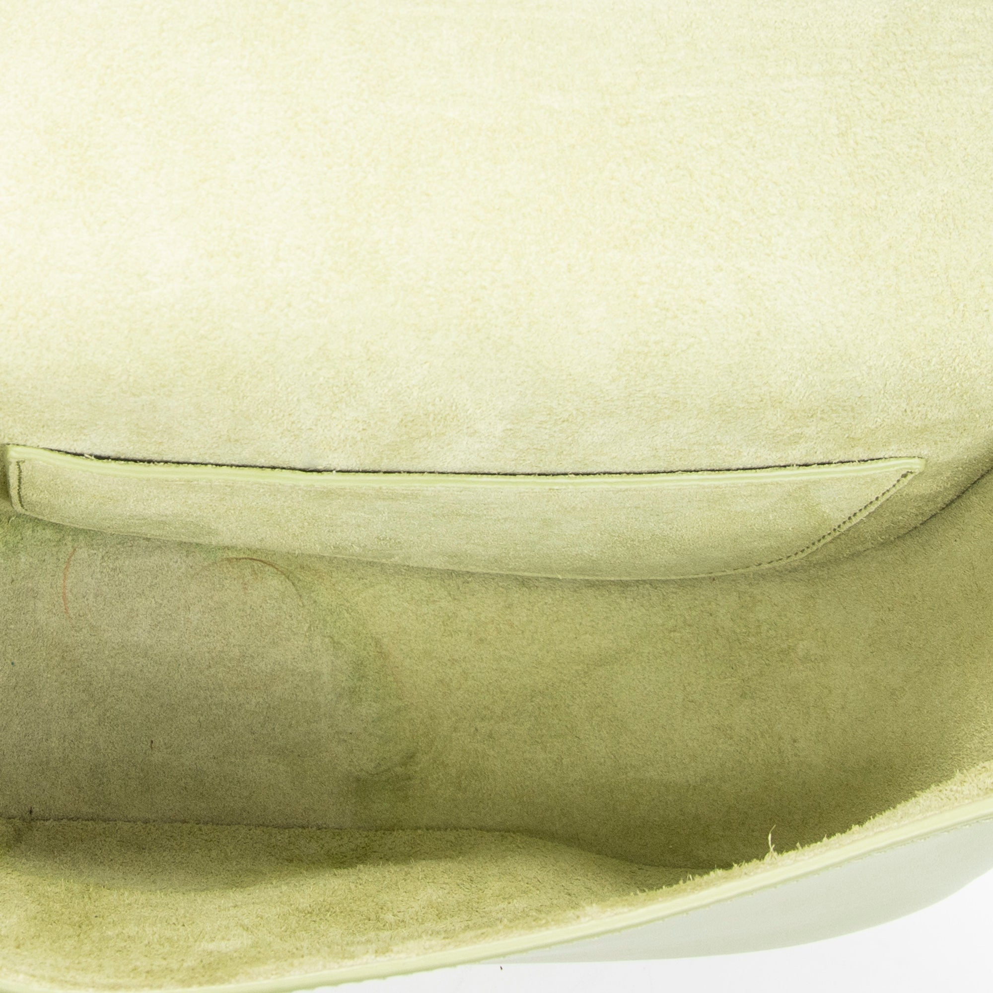 Shoulder Bag Folco Cuir Triomphe Bag Light Green Calfskin Leather