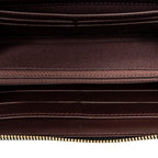 Wallet Classic Zip Around Wallet Black Quilted Caviar Leather