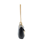 Shoulder Bag Mini Drew Black Grained Calfskin Leather
