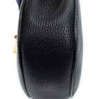 Shoulder Bag Mini Drew Black Grained Calfskin Leather