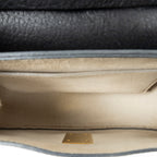 Shoulder Bag Mini Drew Black Grained Calfskin Leather