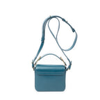 Shoulder Bag Mini C Crossbody Dark Teal Calfskin Leather