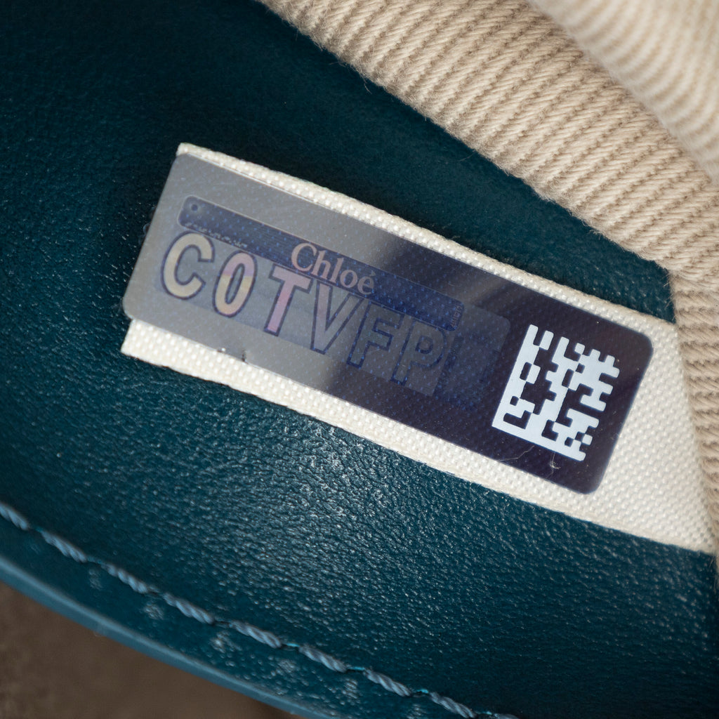 Shoulder Bag Mini C Crossbody Dark Teal Calfskin Leather
