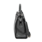 Shoulder Bag Medium Peekaboo Dark Grey Selleria Leather