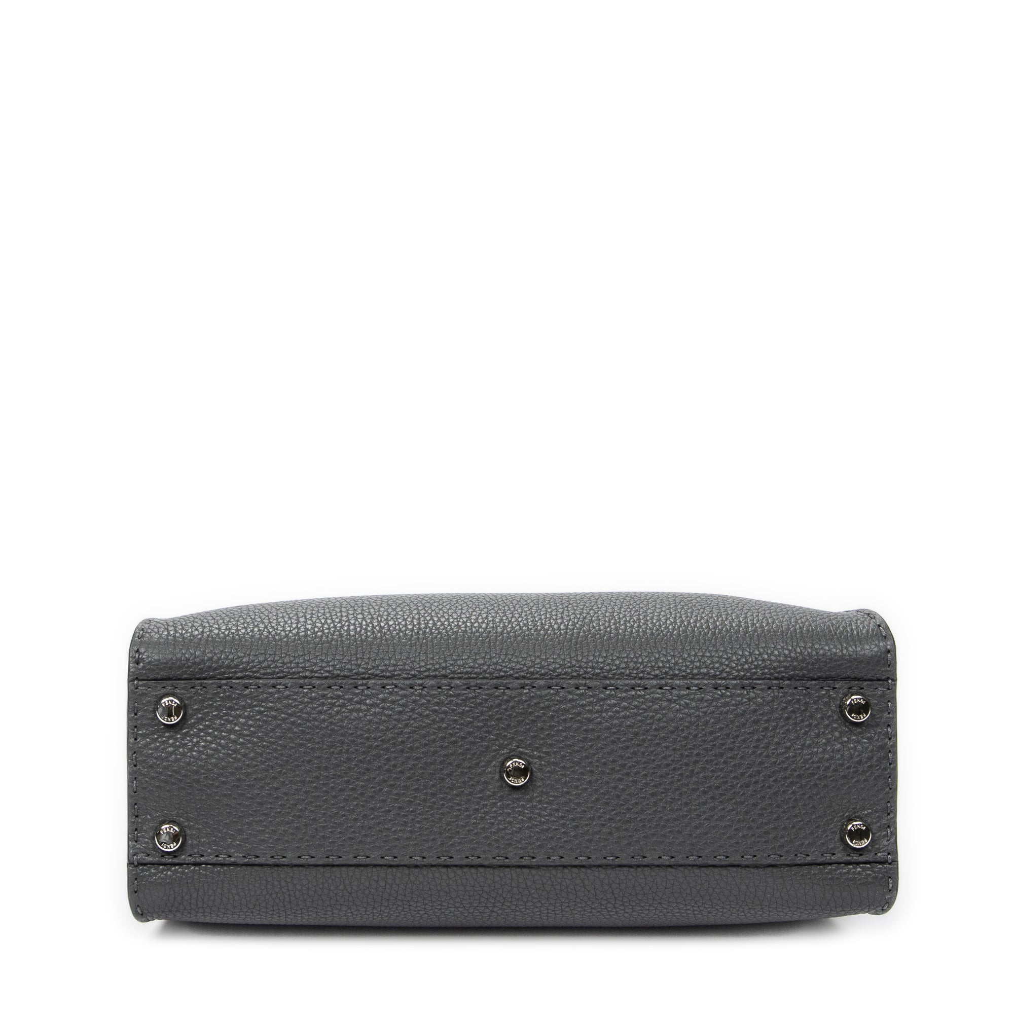 Shoulder Bag Medium Peekaboo Dark Grey Selleria Leather
