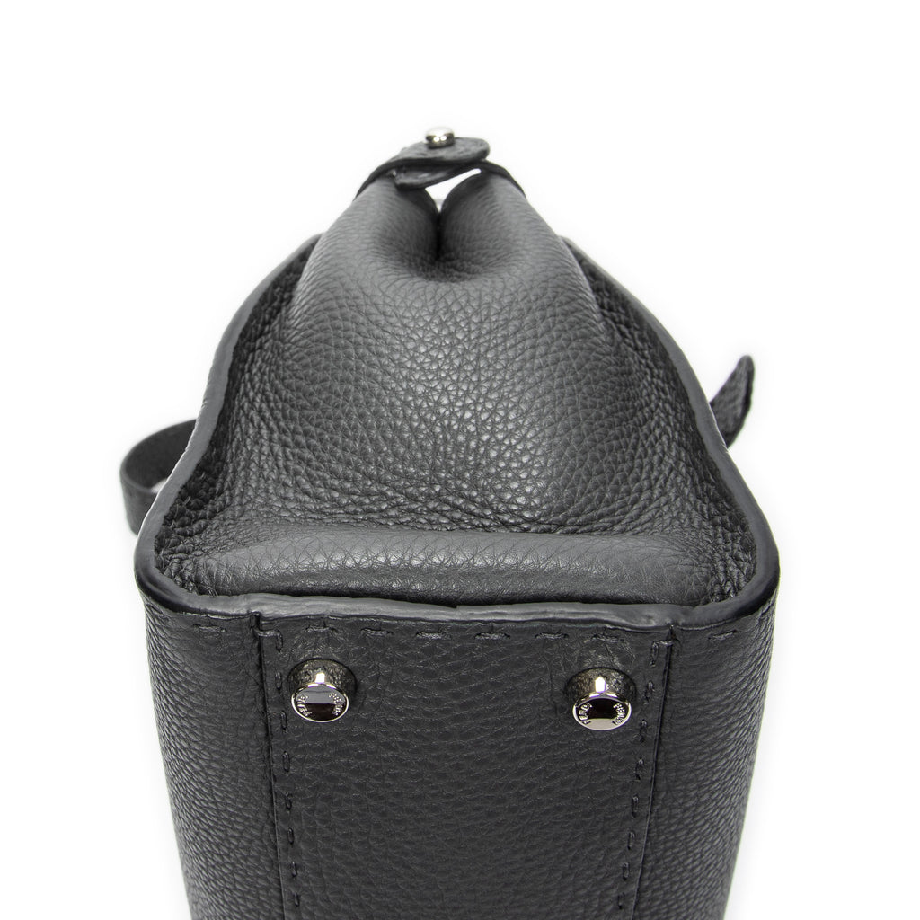 Shoulder Bag Medium Peekaboo Dark Grey Selleria Leather