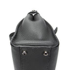 Shoulder Bag Medium Peekaboo Dark Grey Selleria Leather