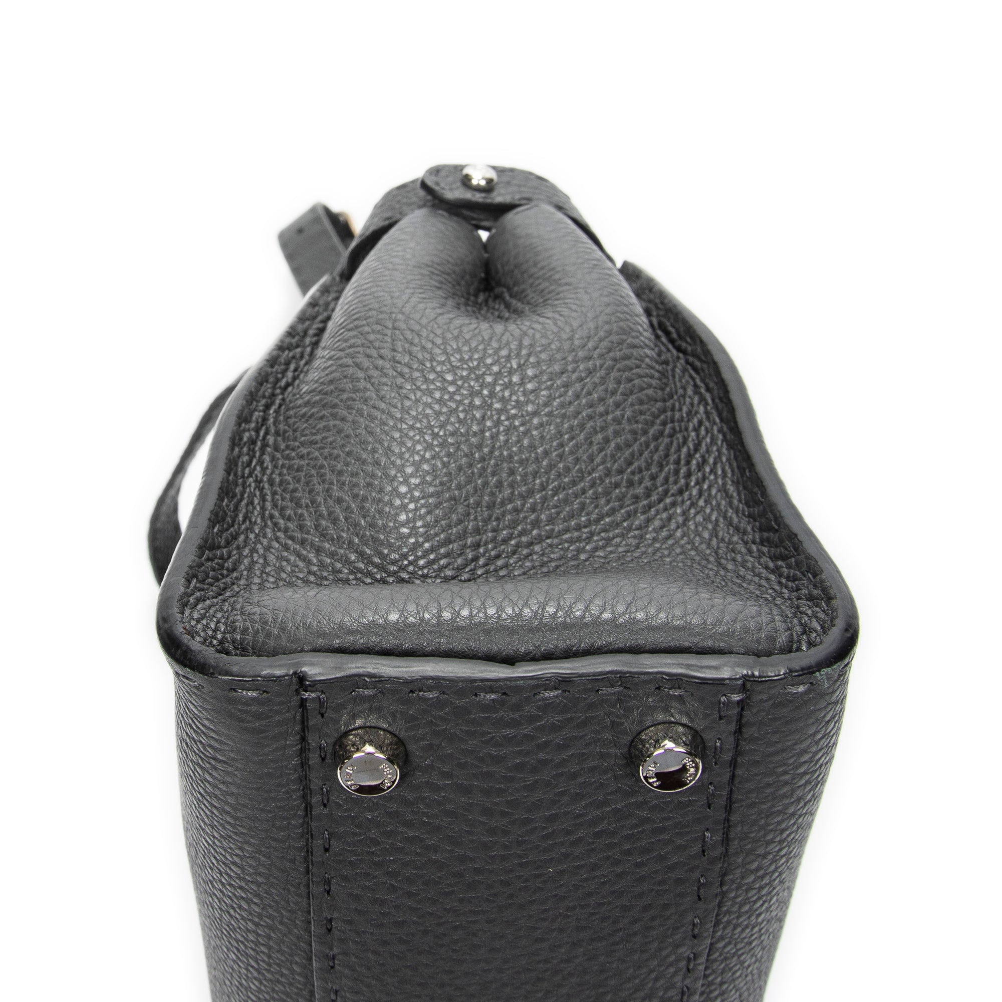 Shoulder Bag Medium Peekaboo Dark Grey Selleria Leather