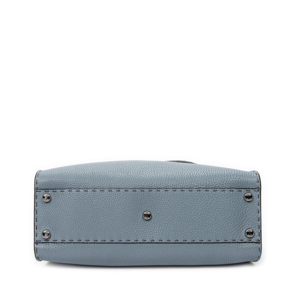 Shoulder Bag Medium Peekaboo Light Blue Selleria Leather