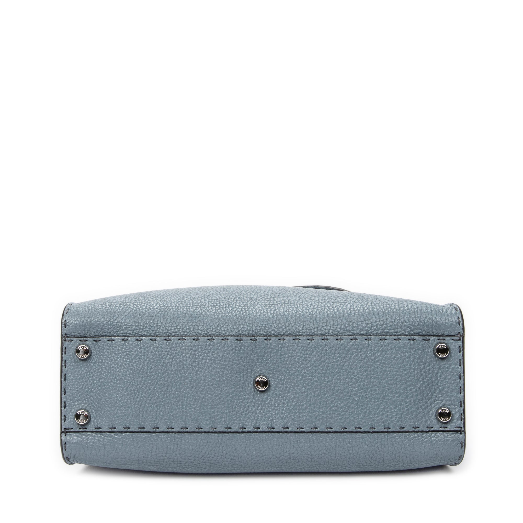 Shoulder Bag Medium Peekaboo Light Blue Selleria Leather