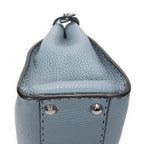 Shoulder Bag Medium Peekaboo Light Blue Selleria Leather