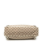 Shoulder Bag Large Abbey D-Ring Tote Beige Monogrammed Canvas