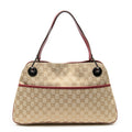 Shoulder Bag Medium Eclipse Tote Beige Monogrammed Canvas
