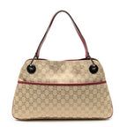Shoulder Bag Medium Eclipse Tote Beige Monogrammed Canvas