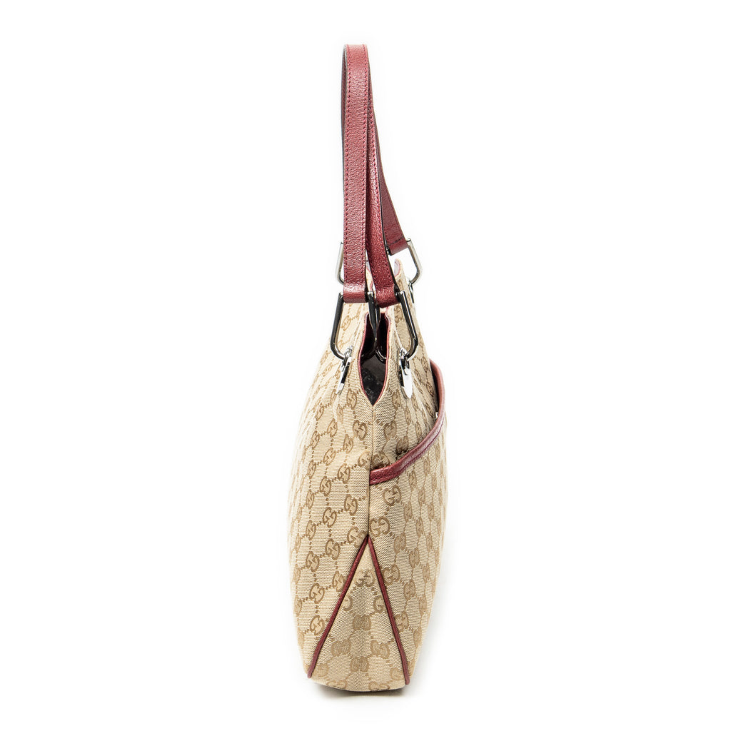Shoulder Bag Medium Eclipse Tote Beige Monogrammed Canvas