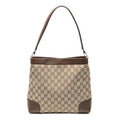 Shoulder Bag Vintage GG Shoulder Bag Beige Monogrammed Canvas