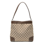 Shoulder Bag Vintage GG Shoulder Bag Beige Monogrammed Canvas
