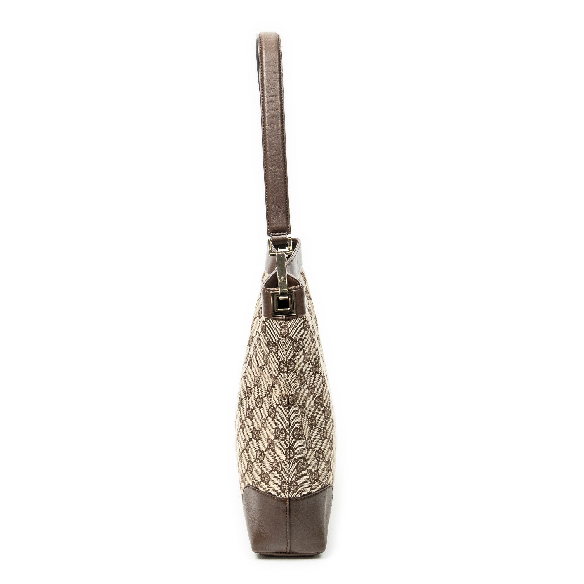 Shoulder Bag Vintage GG Shoulder Bag Beige Monogrammed Canvas