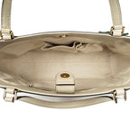 Shoulder Bag Web Mayfair Tote Beige Monogrammed Canvas