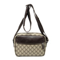 Shoulder Bag Camera Crossbody Beige Supreme Coated Canvas