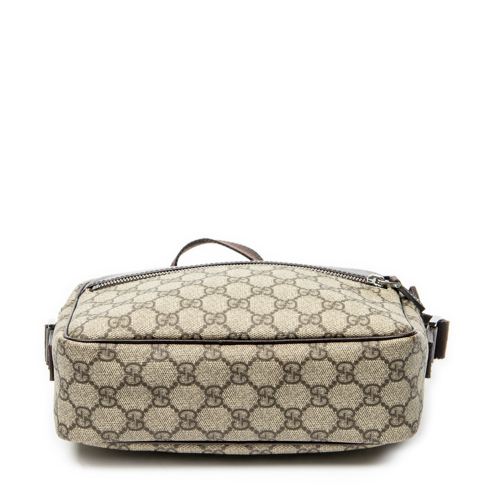 Shoulder Bag Camera Crossbody Beige Supreme Coated Canvas