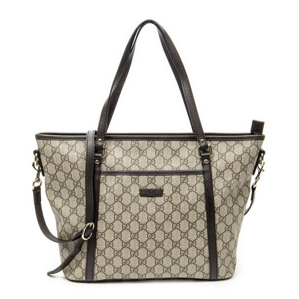 Shoulder Bag Medium Joy Tote Beige Supreme Coated Canvas