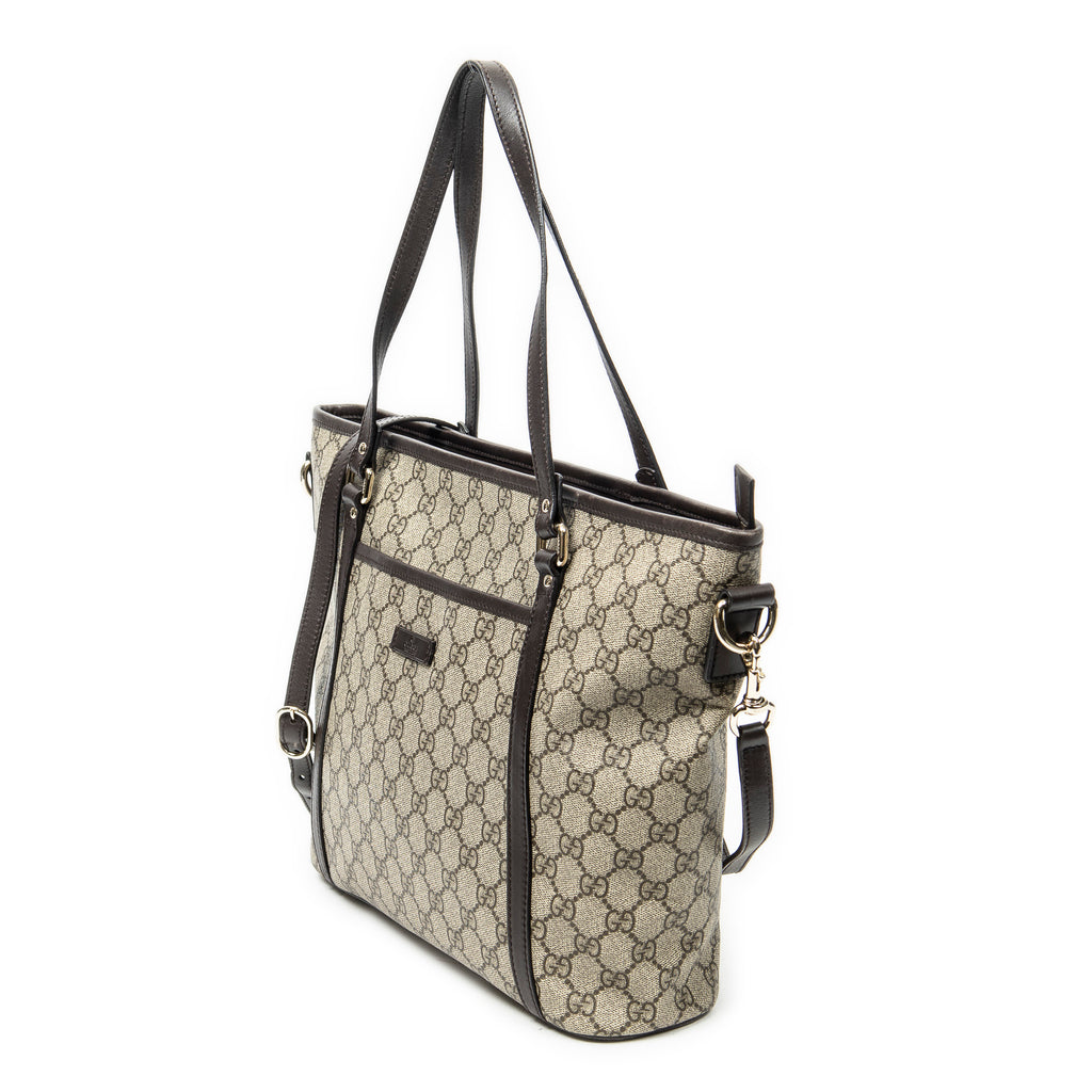Shoulder Bag Medium Joy Tote Beige Supreme Coated Canvas