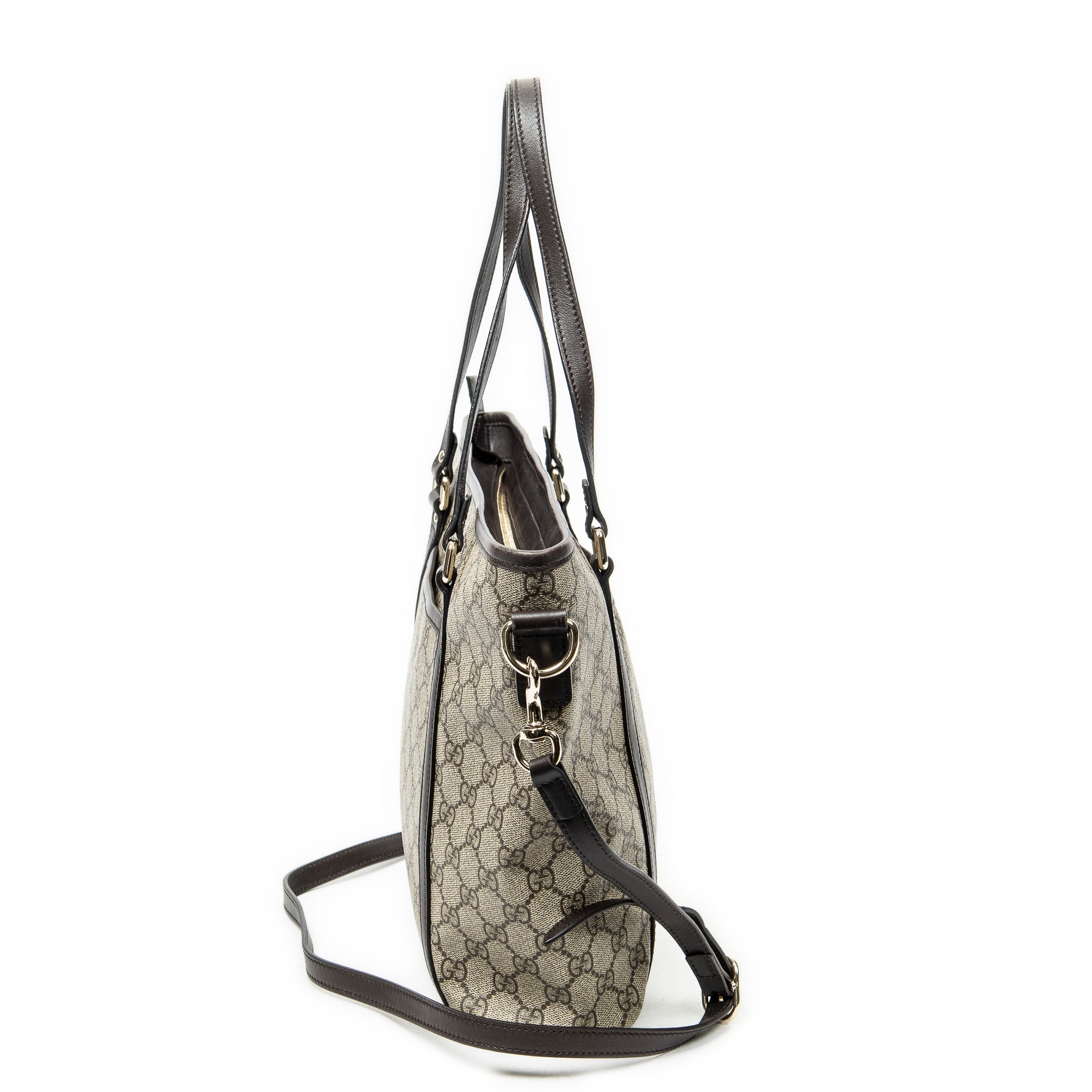 Shoulder Bag Medium Joy Tote Beige Supreme Coated Canvas