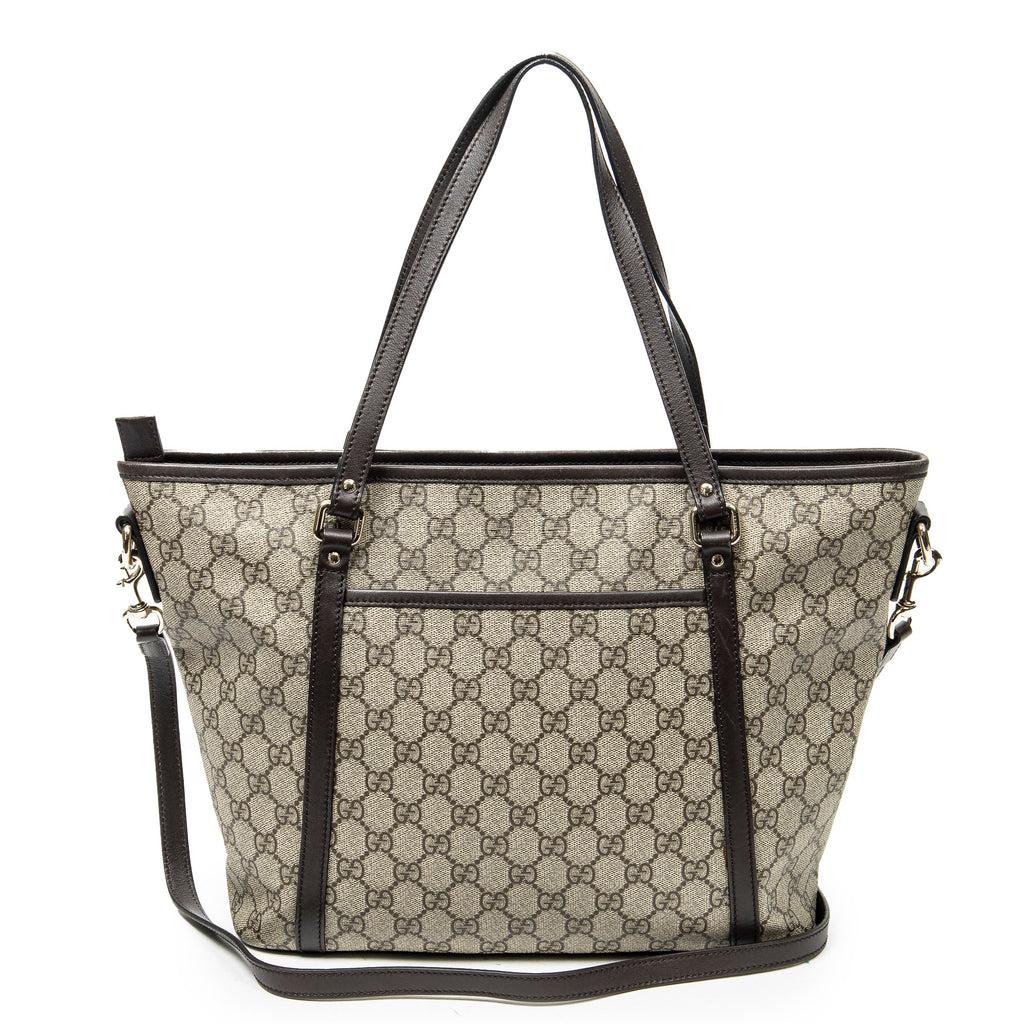 Shoulder Bag Medium Joy Tote Beige Supreme Coated Canvas
