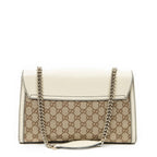 Shoulder Bag Medium Emily Chain Beige Monogrammed Canvas