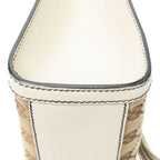 Shoulder Bag Medium Emily Chain Beige Monogrammed Canvas