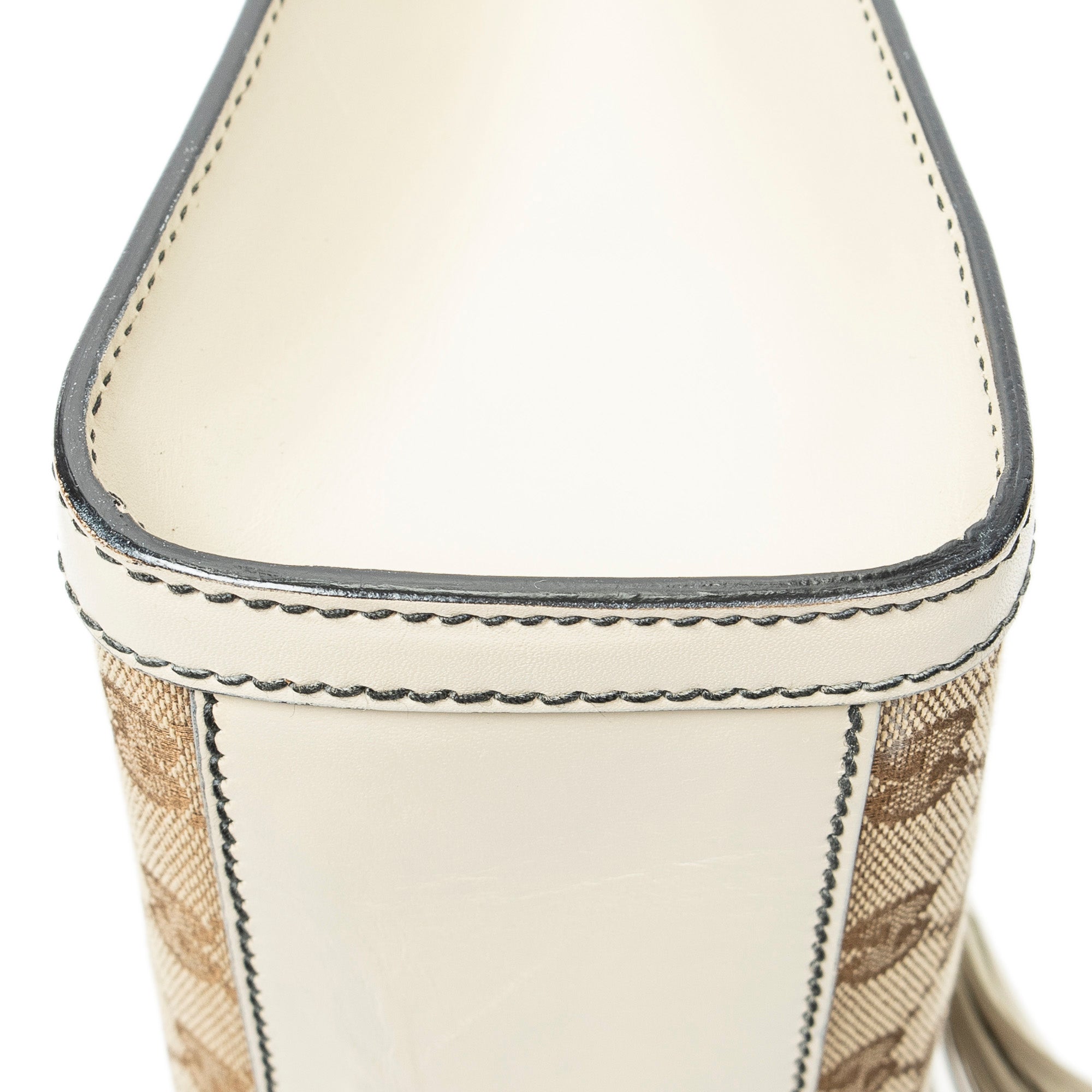 Shoulder Bag Medium Emily Chain Beige Monogrammed Canvas