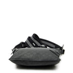 Shoulder Bag Web Square Nylon Messenger Black Monogrammed Nylon Canvas