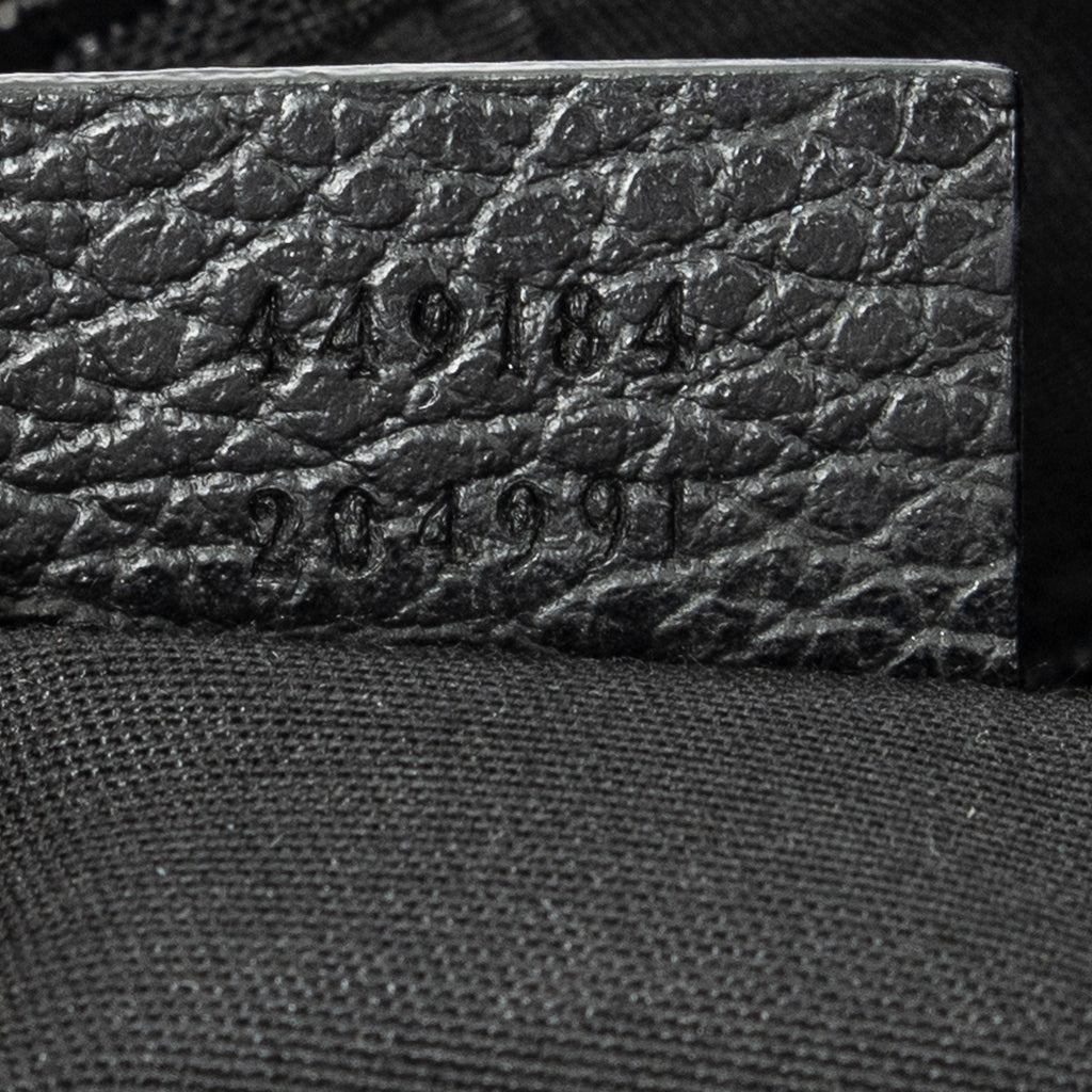 Shoulder Bag Web Square Nylon Messenger Black Monogrammed Nylon Canvas