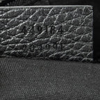 Shoulder Bag Web Square Nylon Messenger Black Monogrammed Nylon Canvas