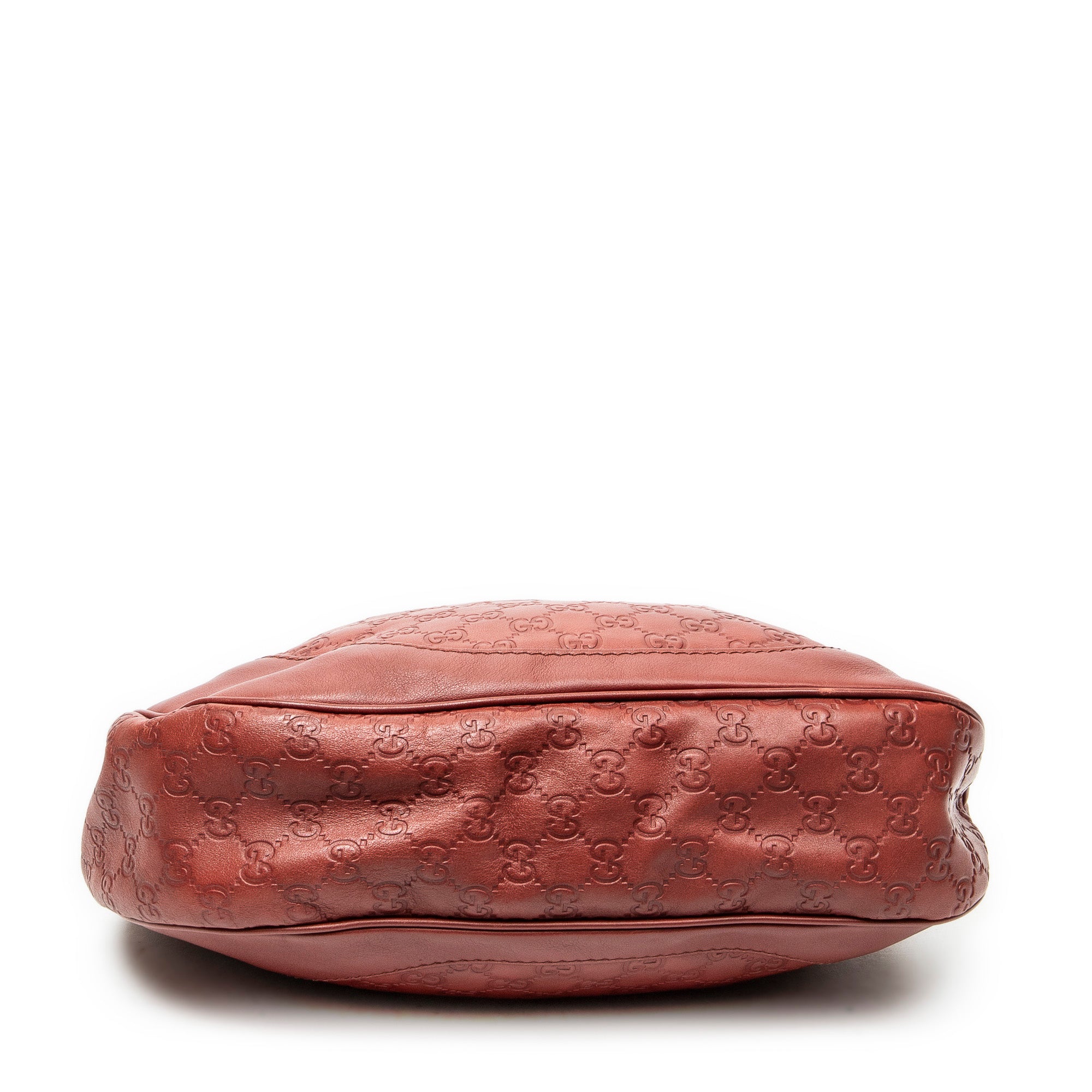 Shoulder Bag Charlotte Messenger Red Guccissima Leather