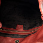Shoulder Bag Charlotte Messenger Red Guccissima Leather