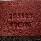 Shoulder Bag Charlotte Messenger Red Guccissima Leather