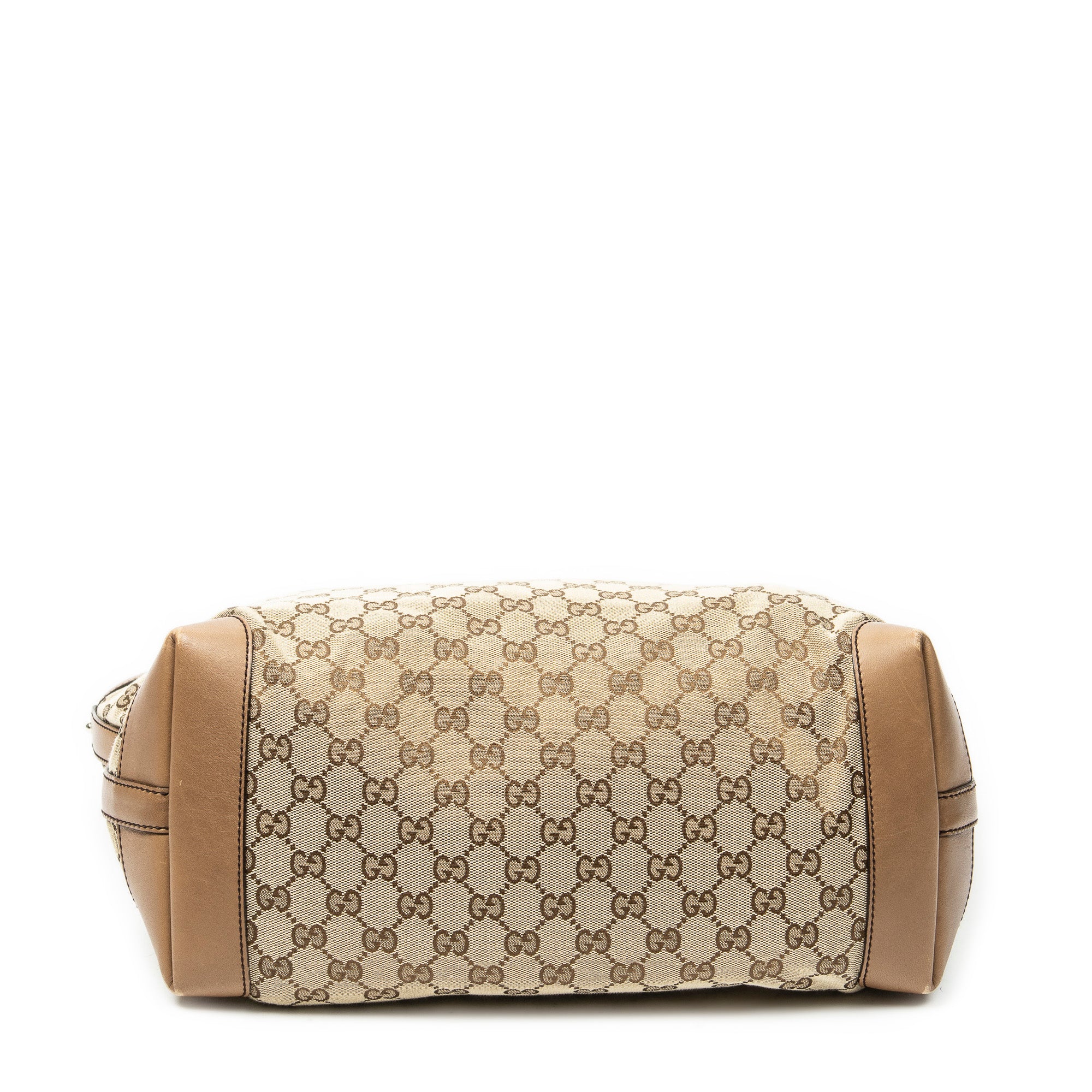 Shoulder Bag Medium Craft Tote Beige Monogrammed Canvas