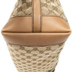 Shoulder Bag Medium Craft Tote Beige Monogrammed Canvas