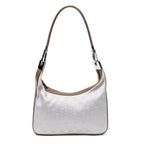 Shoulder Bag Small Zip Hobo Lilac Monogrammed Canvas