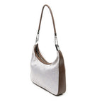 Shoulder Bag Small Zip Hobo Lilac Monogrammed Canvas