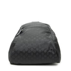 Backpack GG Nylon Backpack Black Monogrammed Nylon Canvas