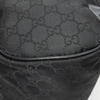 Backpack GG Nylon Backpack Black Monogrammed Nylon Canvas