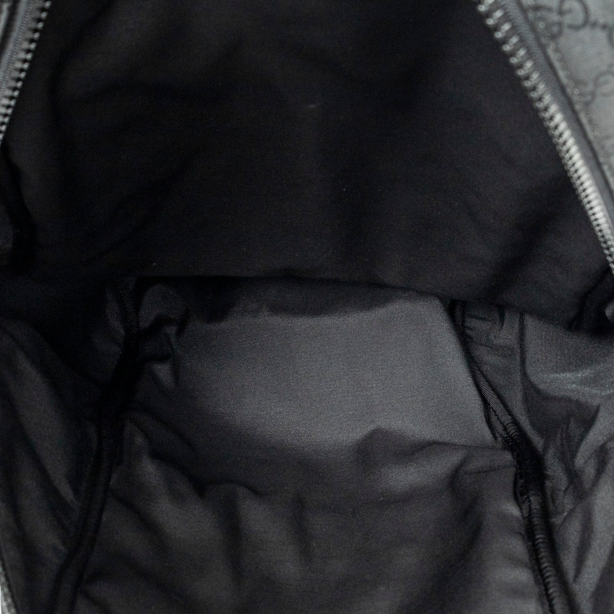 Backpack GG Nylon Backpack Black Monogrammed Nylon Canvas