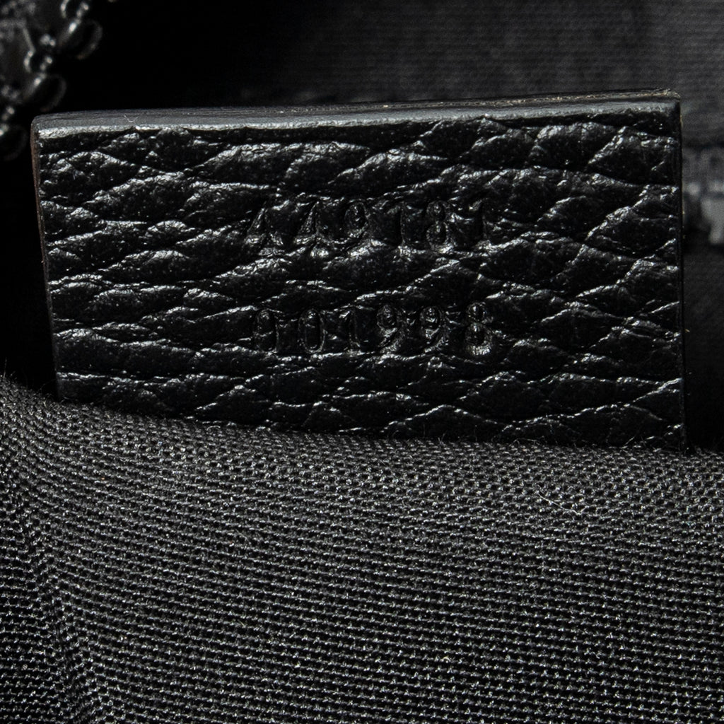 Backpack GG Nylon Backpack Black Monogrammed Nylon Canvas
