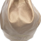 Shoulder Bag Mini Aire Brisa Crossbody Gold Calfskin Leather