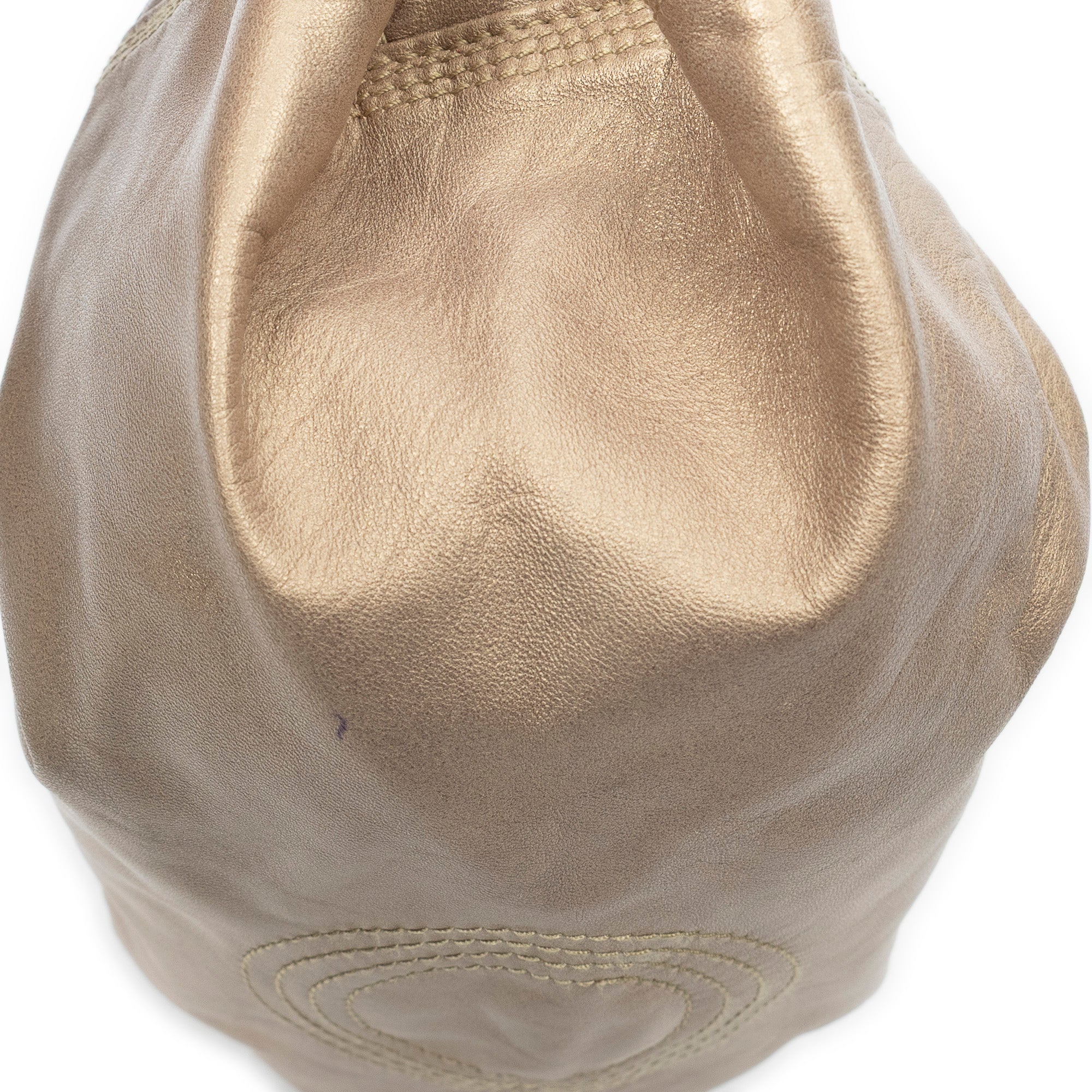 Shoulder Bag Mini Aire Brisa Crossbody Gold Calfskin Leather