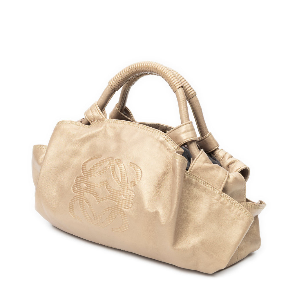 Shoulder Bag Aire Brisa Hobo Gold Calfskin Leather
