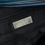 Shoulder Bag Rectangular Shoulder Boston Teal Calfskin Leather